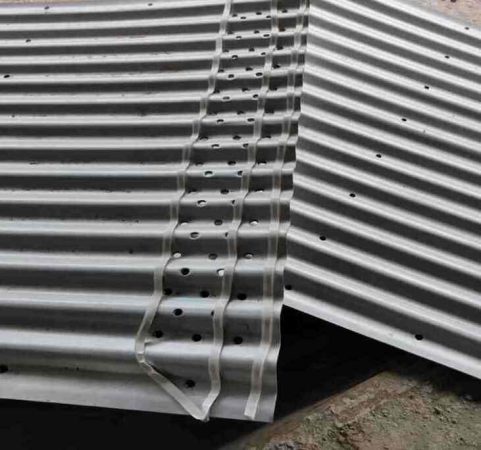 Silo wall sheets installation