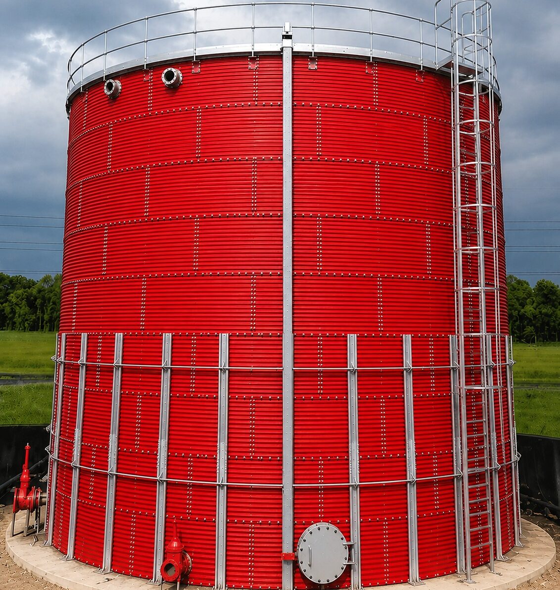 Fusion Bond Epoxy Corrugated Liner Tank